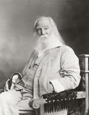 Whitman in 1889, age 71.