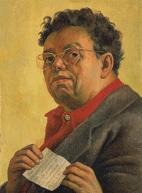 Diego Rivera's 'Self-Portrait Dedicated to Irene Rich' (1941).